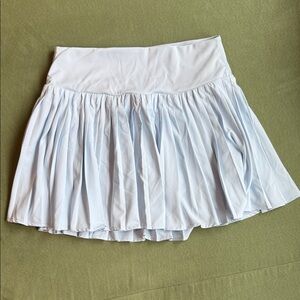 Light blue Pleated Mini Skirt - Women M